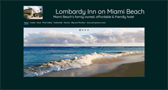Desktop Screenshot of lombardyinn.net