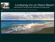 Tablet Screenshot of lombardyinn.net
